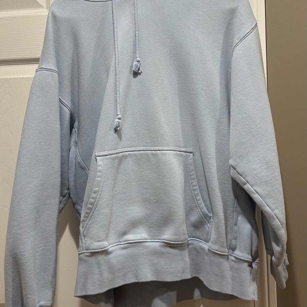 Aritzia Cozy Light Blue Hoodie